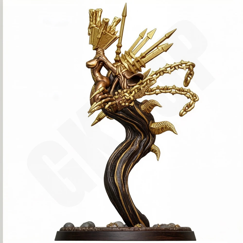 84mm Serpentine Creature, Resin Model Figure Kit, Fantasy Theme, Unassembled and Unpainted
