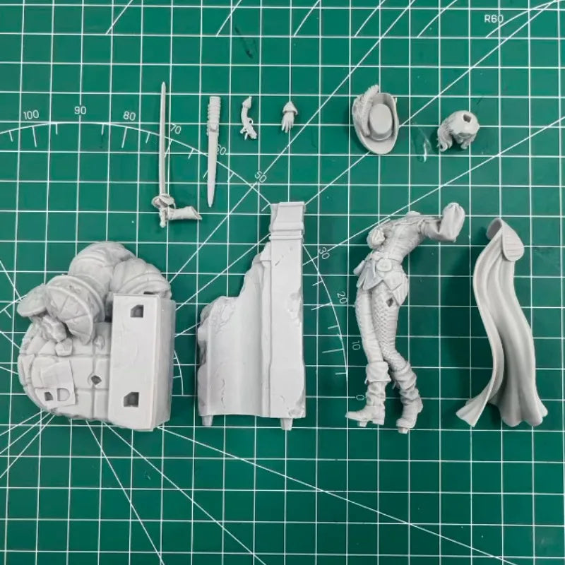 1/24 Camilla the Duelist, Resin Model Figure Kit, Fantasy Theme, Unassembled and Unpainted
