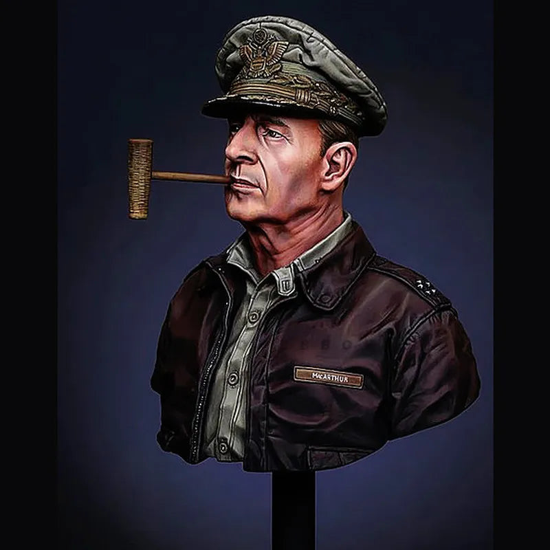 1/10 WWII German General Officer, Resin Model Bust Kit, Unassembled and Unpainted