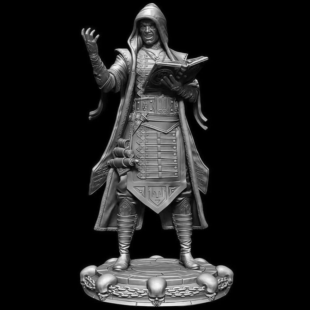 1/22 Illusionist Wizard, Resin Model Figure Kit, Fantasy Theme, Unassembled and Unpainted