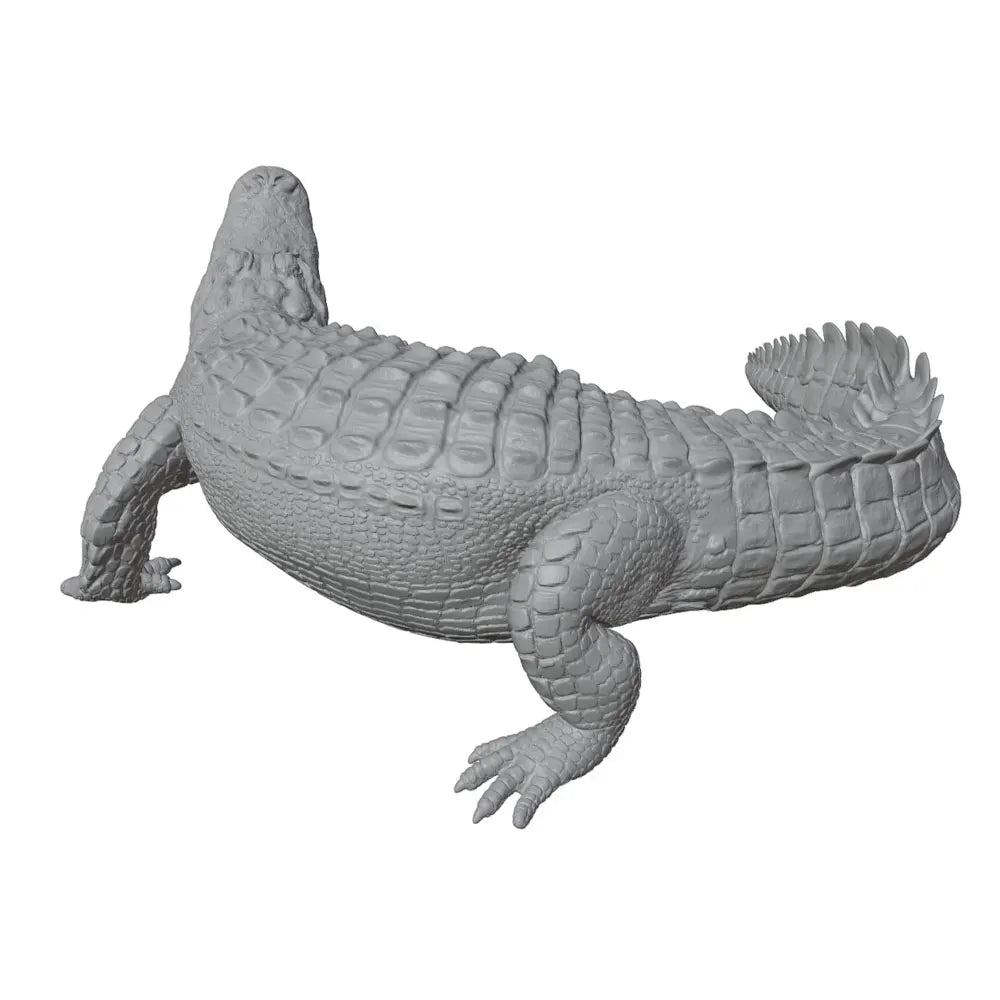 Crocodile, Resin Model Creature Kit, Wildlife Theme, Unassembled and Unpainted