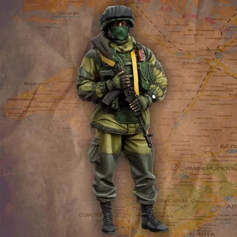 1/35 Modern Military Operator with Tactical Gear, 6 Figures, Resin Model Figure Kit, Unassembled and Unpainted