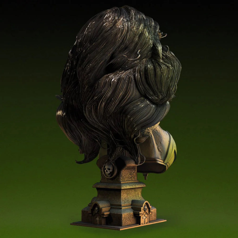 1/6 Female Sorceress Demon, Resin Model Bust Kit, Fantasy Theme, Unassembled and Unpainted