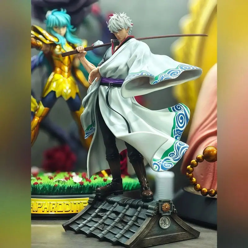 300mm Gintama Samurai, Resin Model Figure Kit, Anime Theme, Unassembled and Unpainted