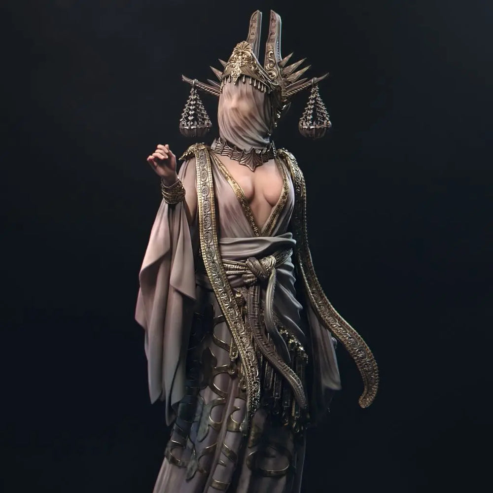 140mm Atropos Fate Goddess, Resin Model Figure Kit, Mythology Theme, Unassembled and Unpainted