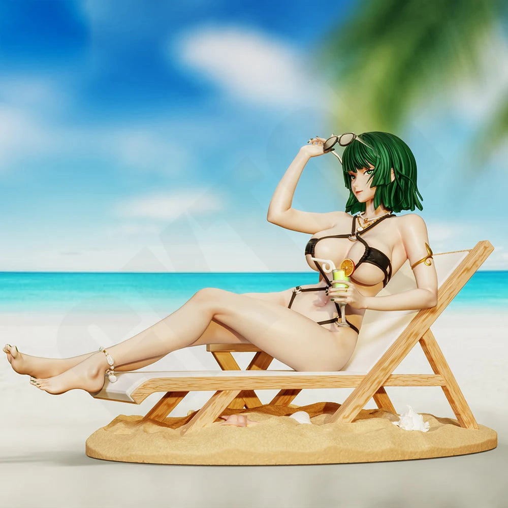1/24 Beach Beauty, Resin Model Figure Kit, Anime Theme, Unassembled and Unpainted