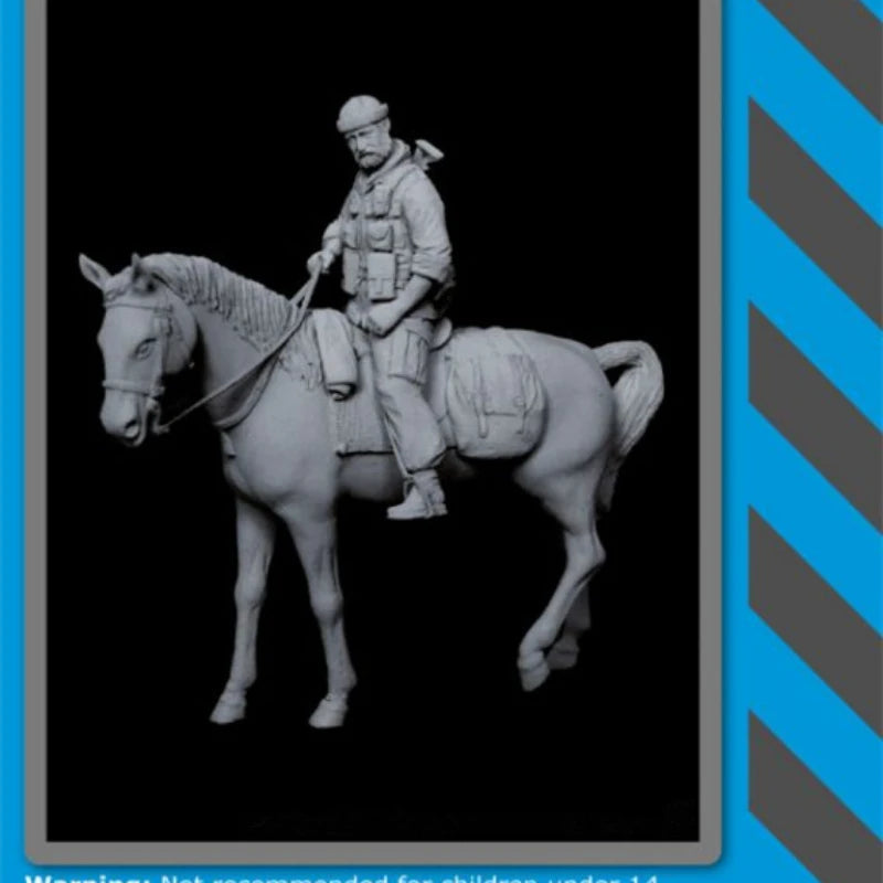 1/35 Modern US Special Forces Mounted, 2 Figures, Resin Model Figure Kit, Unassembled and Unpainted