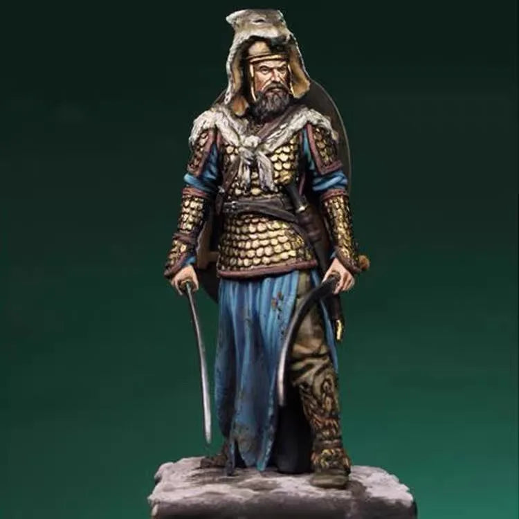 1/24 Medieval Fantasy Barbarian Warrior, Resin Model Figure Kit, Unassembled and Unpainted