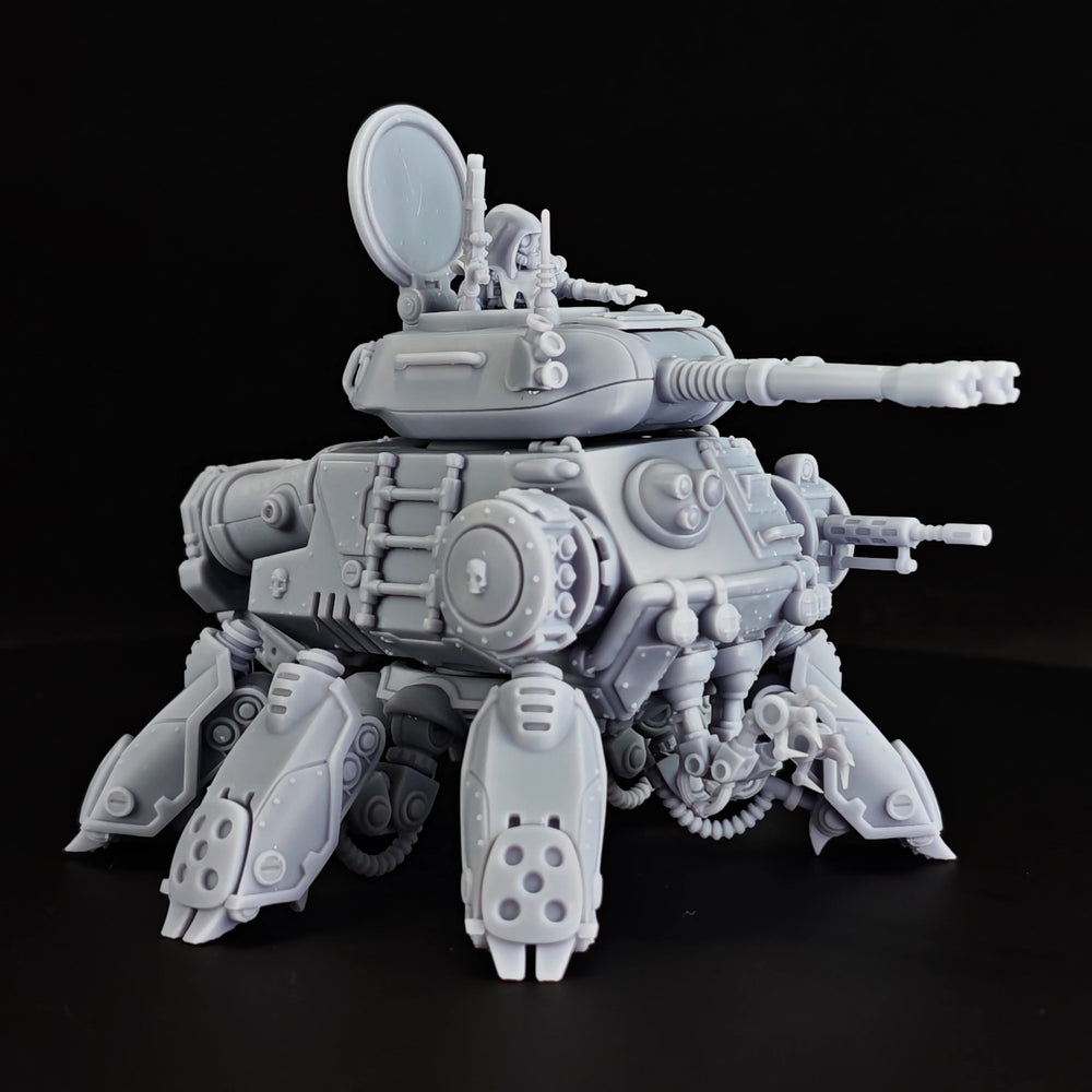 Scavenger Quadrupedal Tank, Resin Model Vehicle Kit, Sci-Fi Theme, Unassembled and Unpainted