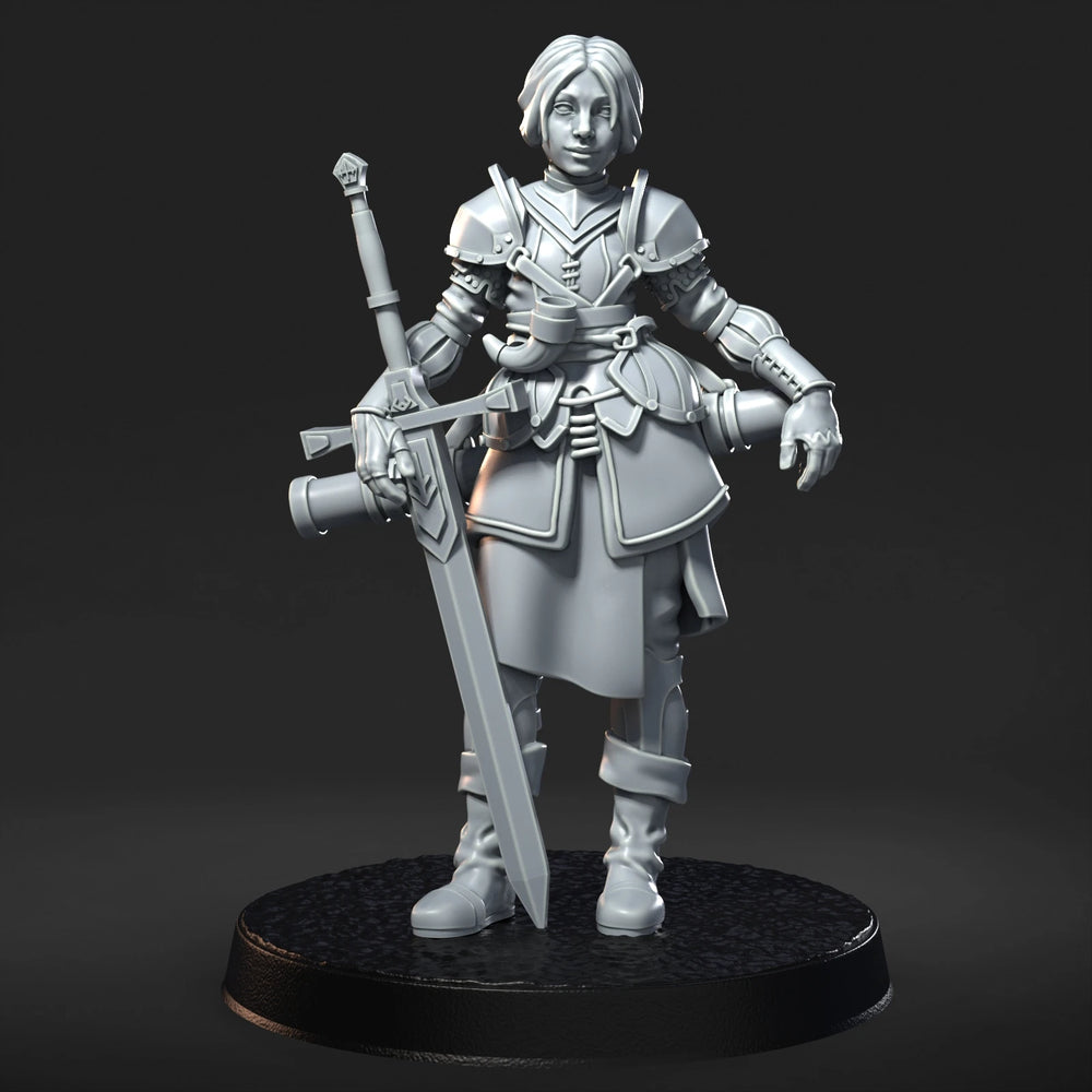 75mm Ranger Warrior, Resin Model Figure Kit, Fantasy Theme, Unassembled and Unpainted