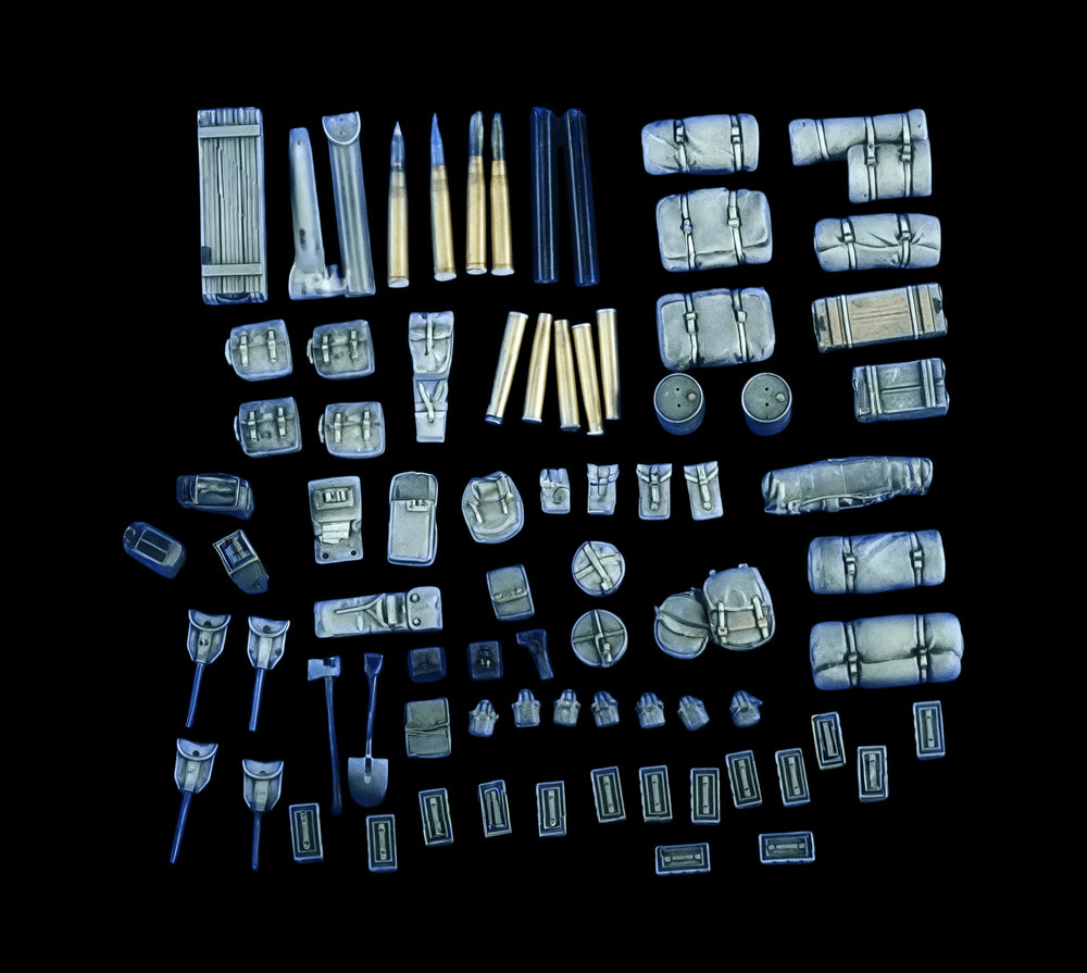 1/35 Military Vehicle Parts, Resin Model Vehicle Kit, Military Theme, Unassembled and Unpainted