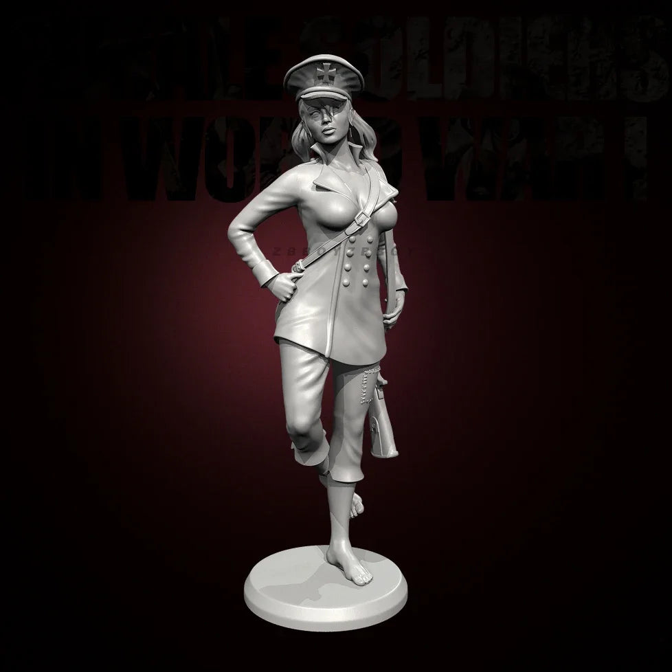 75mm Historical Female, Resin Model Figure Kit, Fantasy Theme, Unassembled and Unpainted