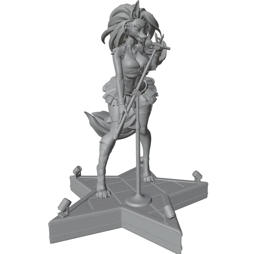 1/24 Female Warrior with Halberd and Shield, Resin Model Figure Kit, Anime Theme, Unassembled and Unpainted