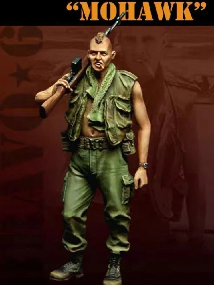 1/35 Vietnam War US Infantry Soldier, 3 Figures, Resin Model Figure Kit, Unassembled and Unpainted