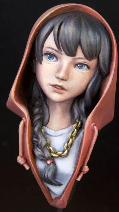 75mm Street Dance Girl, Resin Model Figure Kit, Anime Theme, Unassembled and Unpainted