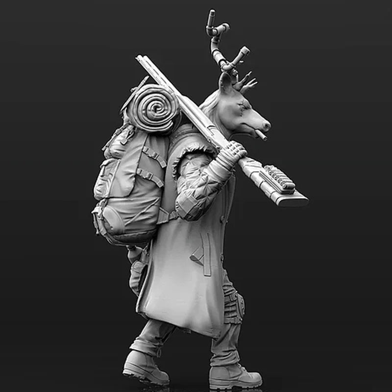 1/24 Magical Knight, Resin Model Figure Kit, Fantasy Theme, Unassembled and Unpainted