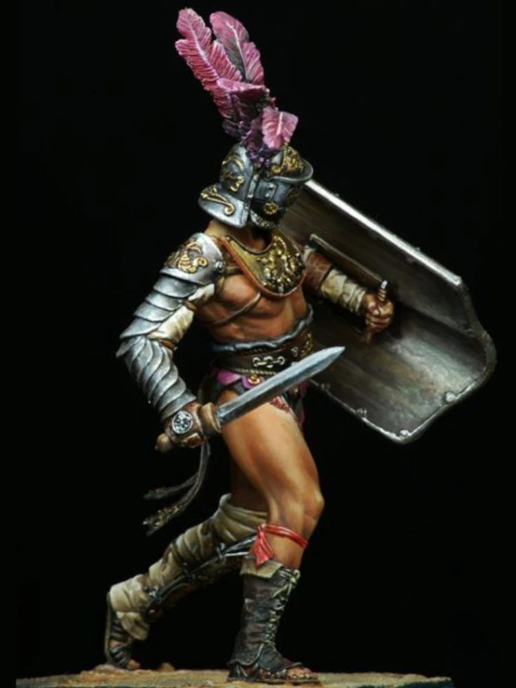 75mm Winged Fantasy Warrior, Resin Model Figure Kit, Fantasy Theme, Unassembled and Unpainted