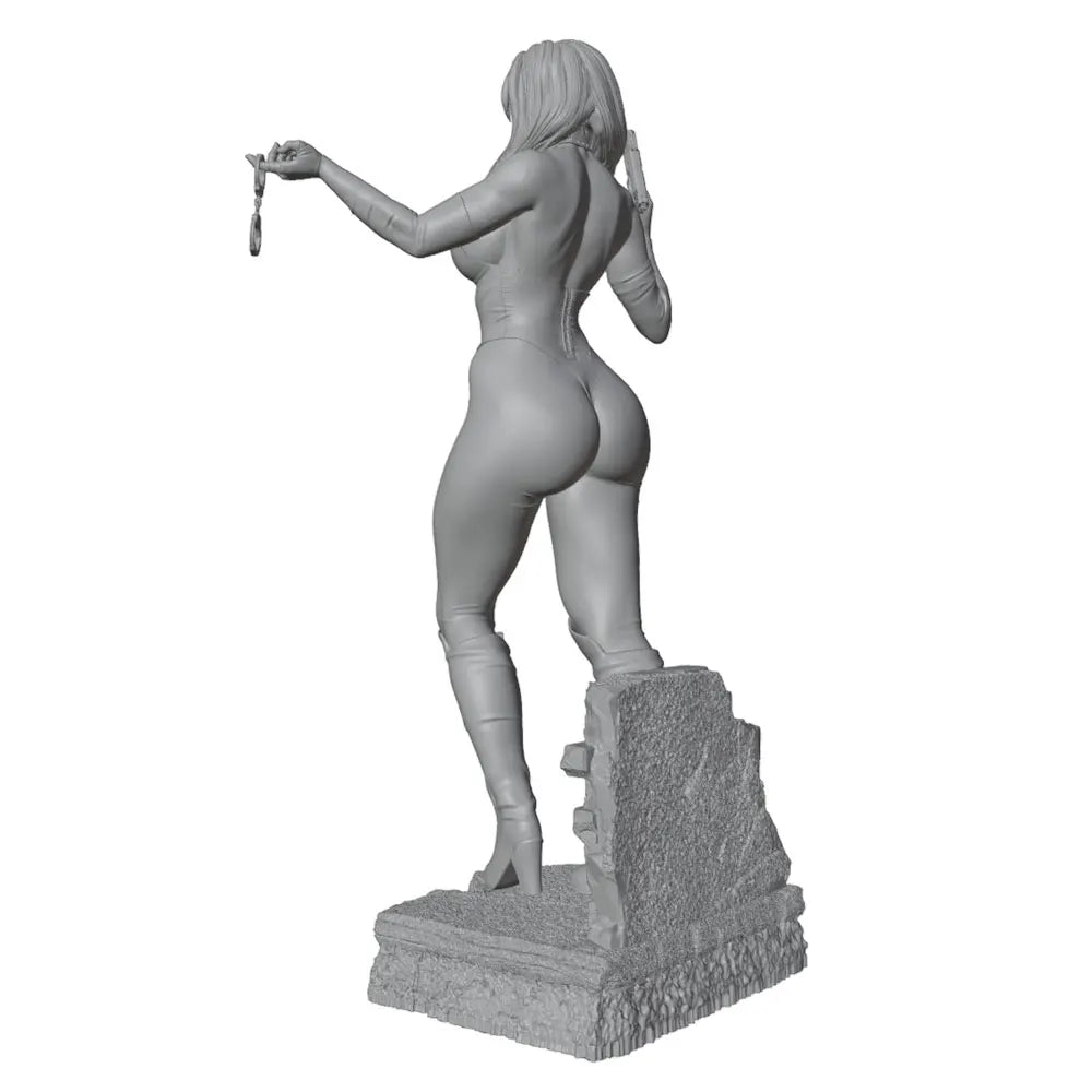 1/24 Modern Female Police Officer, Resin Model Figure Kit, Unassembled and Unpainted