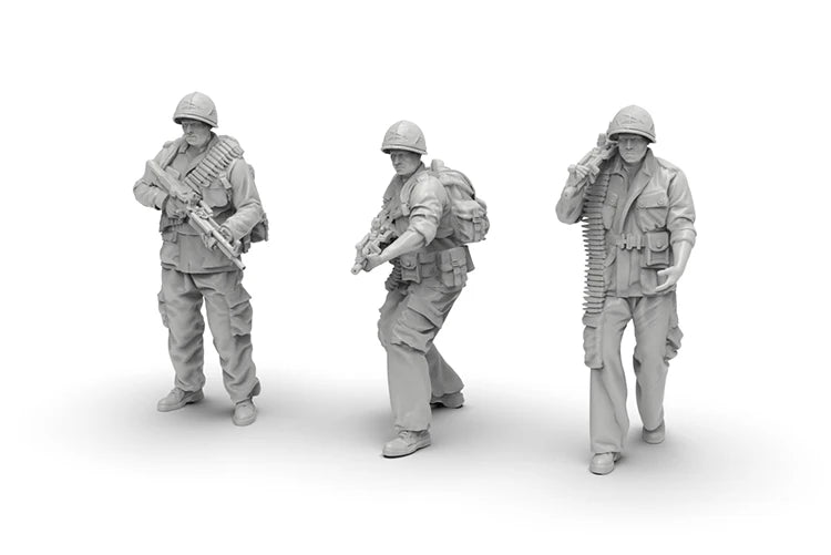 1/35 Modern US Soldiers, 14 Figures, Resin Model Figure Kit, Unassembled and Unpainted