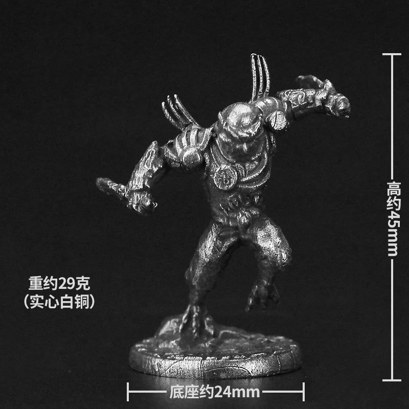 35mm Night Owl Force Demon Warriors, 6 Figures, Resin Model Figure Kit, Fantasy Theme, Unassembled and Unpainted