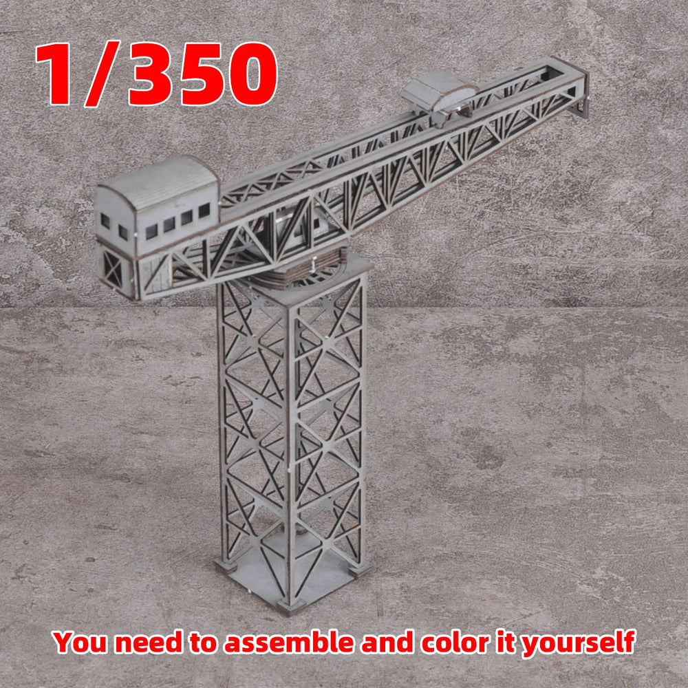 1/350 Dock Tower Crane, Resin Model Diorama Kit, Historical Theme, Unassembled and Unpainted