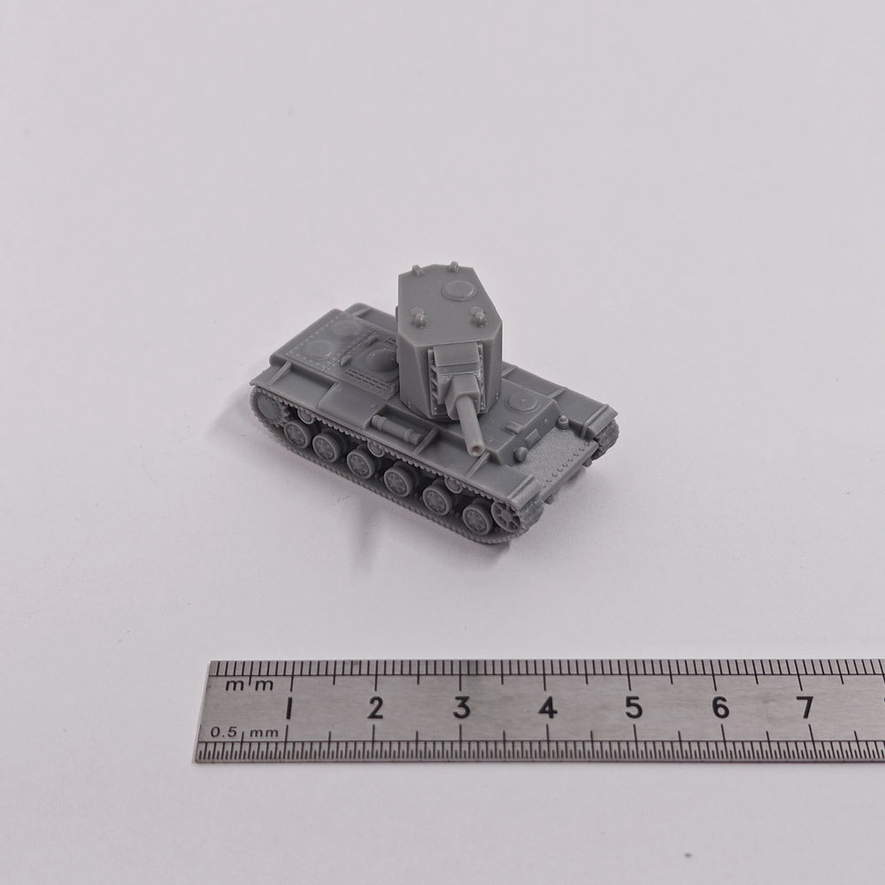 WWII Soviet KV-2 Heavy Tank — 1/144 Resin Vehicle