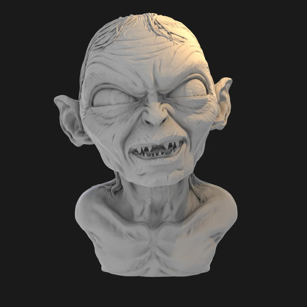 30mm Grinning Goblin with Buck Teeth, Resin Model Bust Kit, Fantasy Theme, Unassembled and Unpainted