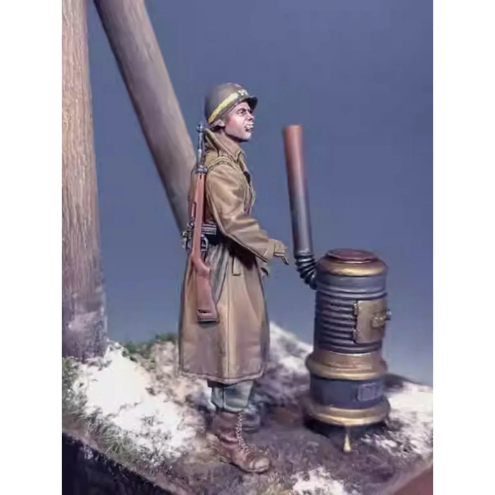 1/35 WWII Soviet Military Police, Resin Model Figure Kit, Unassembled and Unpainted