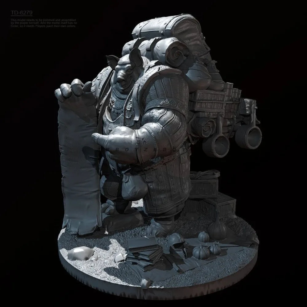 50mm Soldier, Resin Model Figure Kit, Sci-Fi Theme, Unassembled and Unpainted