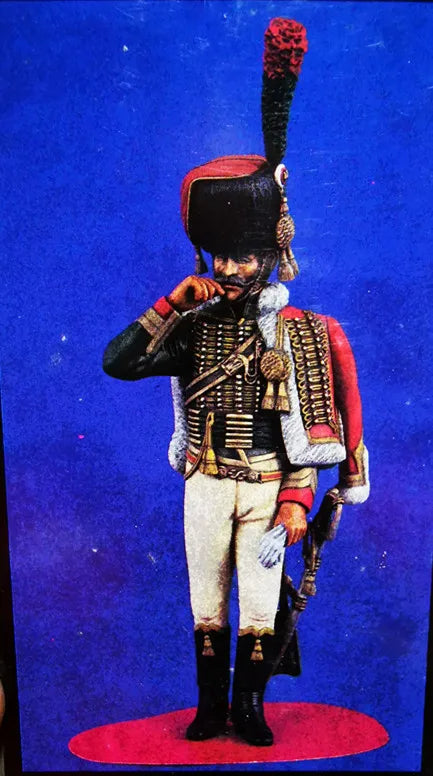 1/16 Napoleonic French Imperial Guard Officer, Resin Model Figure Kit, Unassembled and Unpainted
