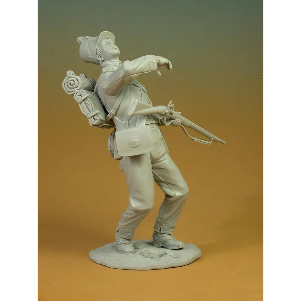 75mm Napoleonic British Guards Infantry, Resin Model Figure Kit, Unassembled and Unpainted