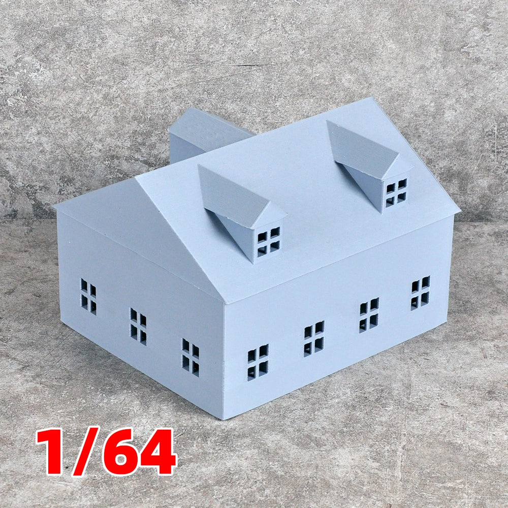 1/87 European Cottage, Resin Model Diorama Kit, Historical Theme, Unassembled and Unpainted
