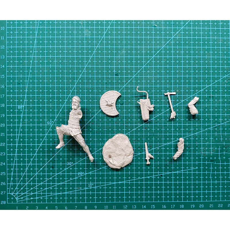1/32 Ancient Classical Warrior, Resin Model Figure Kit, Unassembled and Unpainted