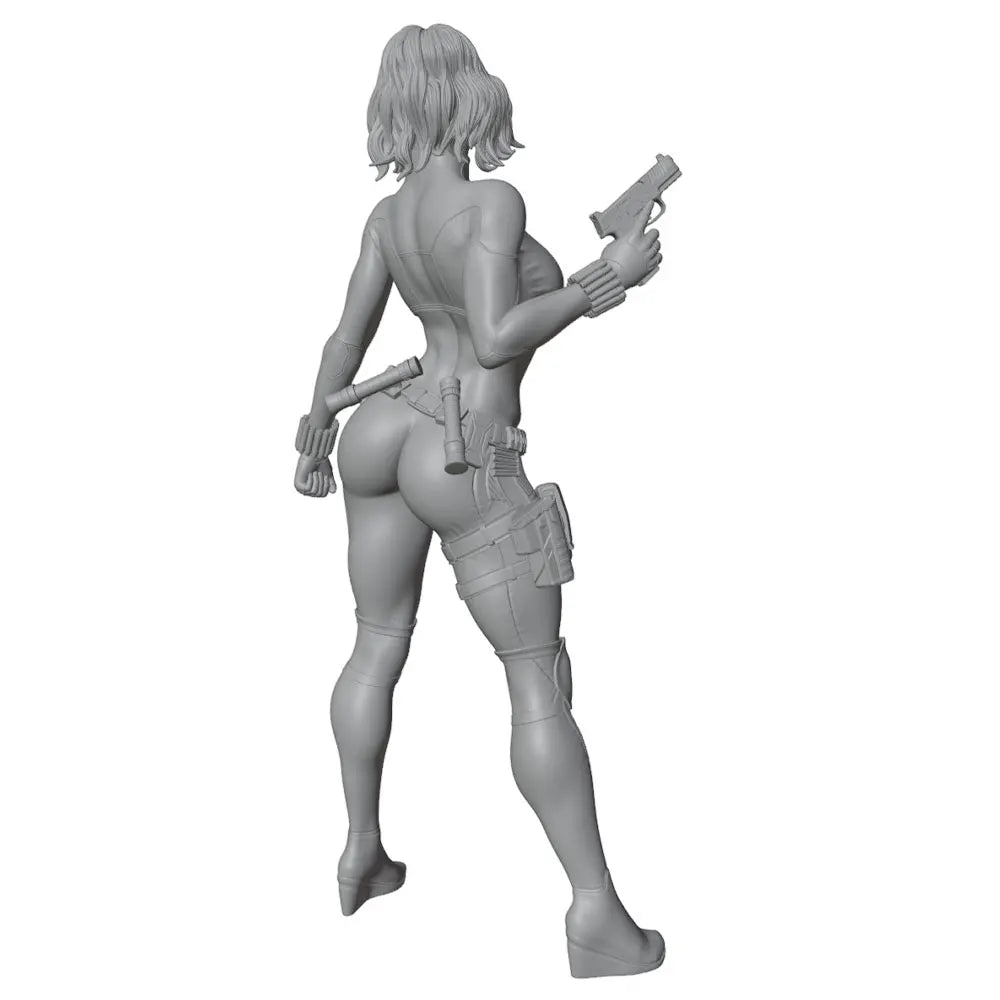 1/24 Modern Tactical Female Operative, Resin Model Figure Kit, Unassembled and Unpainted