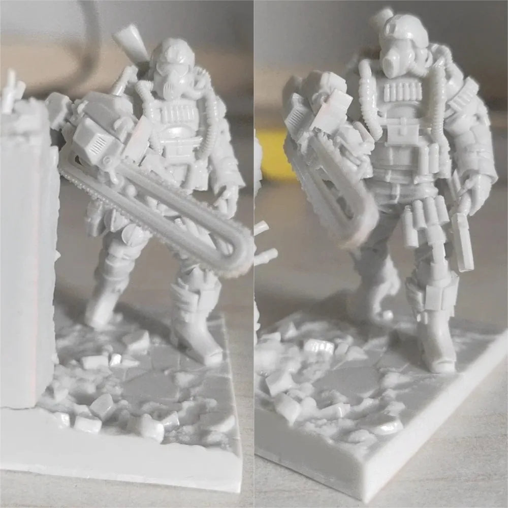 1/35 Nest Destroyer Sci-Fi Warrior, Resin Model Figure Kit, Sci-Fi Theme, Unassembled and Unpainted