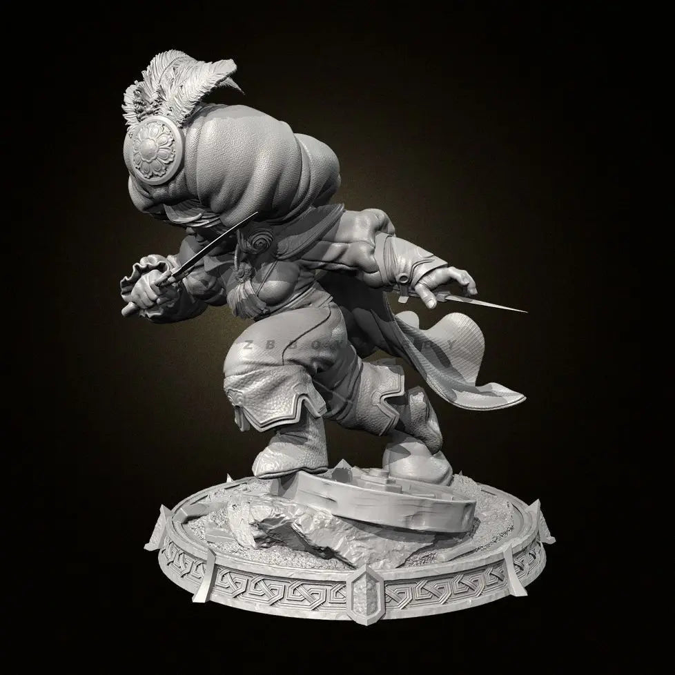 65mm Arabian Prince, Resin Model Figure Kit, Fantasy Theme, Unassembled and Unpainted