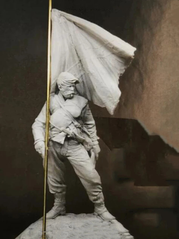 1/16 Ancient Fantasy Officer, Resin Model Figure Kit, Unassembled and Unpainted