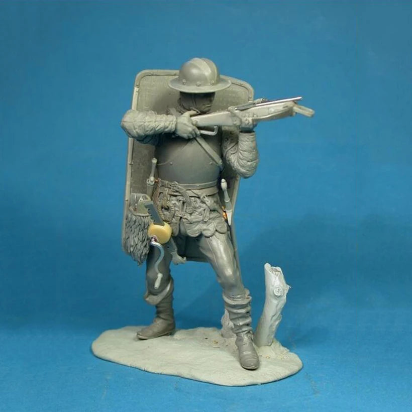 1/18 Ancient Soldier with Crossbow, Resin Model Figure Kit, Unassembled and Unpainted