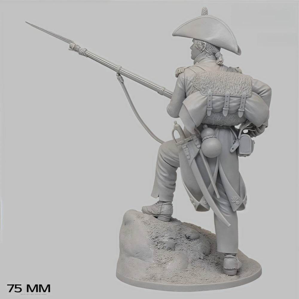 75mm Napoleonic French Grenadier, Resin Model Figure Kit, Unassembled and Unpainted