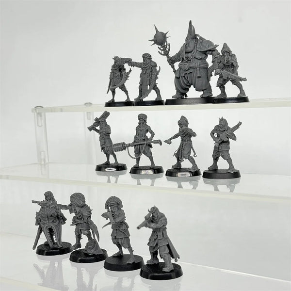 Dark Fantasy Corrupted Guards, 12 Figures, Resin Model Figure Kit, Fantasy Theme, Unassembled and Unpainted