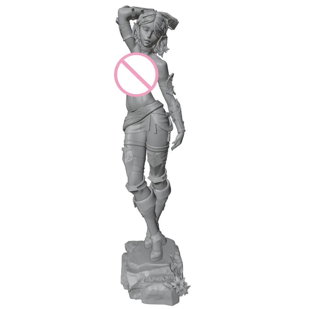75mm Female Fantasy, Resin Model Figure Kit, Unassembled and Unpainted