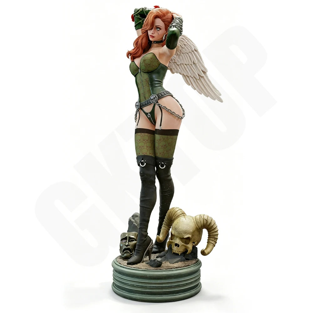 1/24 Dark Rose Winged Warrior, Resin Model Figure Kit, Unassembled and Unpainted