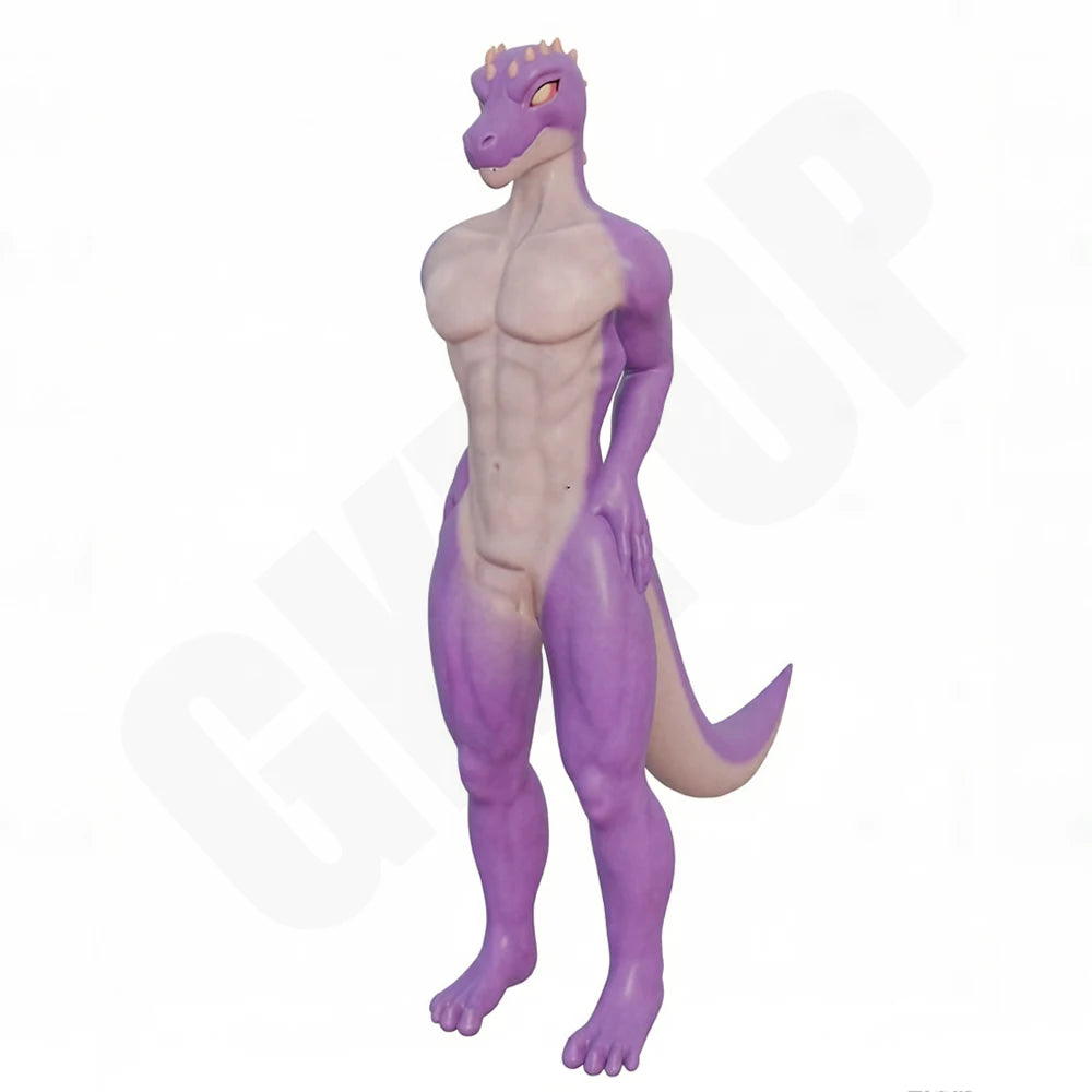 1/24 Lizard Humanoid, Resin Model Figure Kit, Fantasy Theme, Unassembled and Unpainted