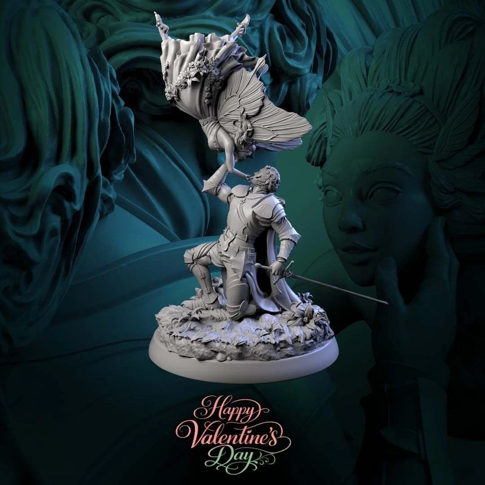 130mm Elves Female Warriors, 6 Figures, Resin Model Figure Kit, Fantasy Theme, Unassembled and Unpainted
