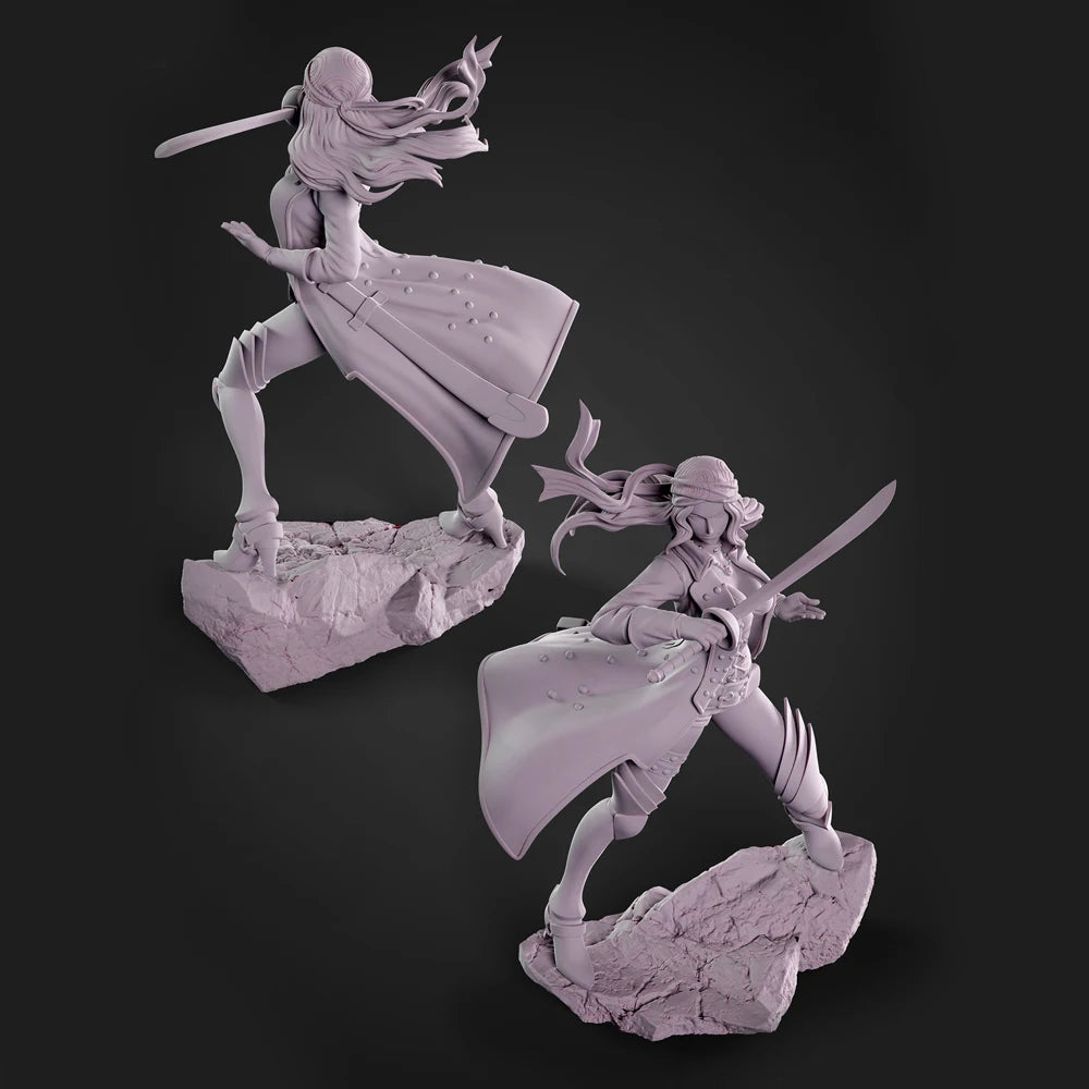 1/24 Magical Warrior, Resin Model Figure Kit, Fantasy Theme, Unassembled and Unpainted