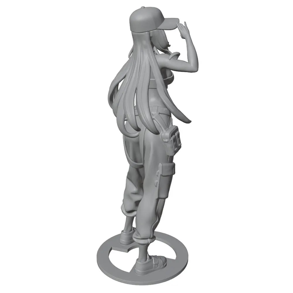 1/24 Female Character Military Outfit, Resin Model Figure Kit, Anime Theme, Unassembled and Unpainted