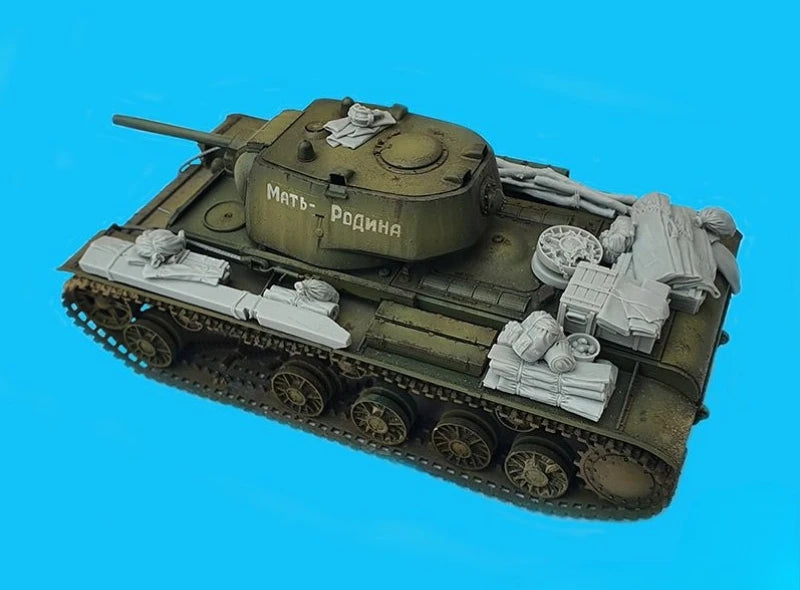 1/35 WWII Soviet T-34, Resin Model Accessory Kit, Unpainted