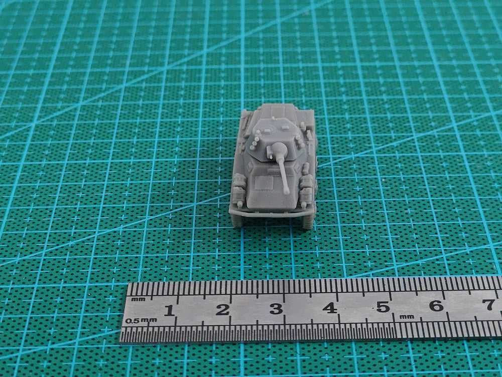 1/144 WWII German SdKfz 234/2 Puma, Resin Model Vehicle Kit, Unassembled and Unpainted