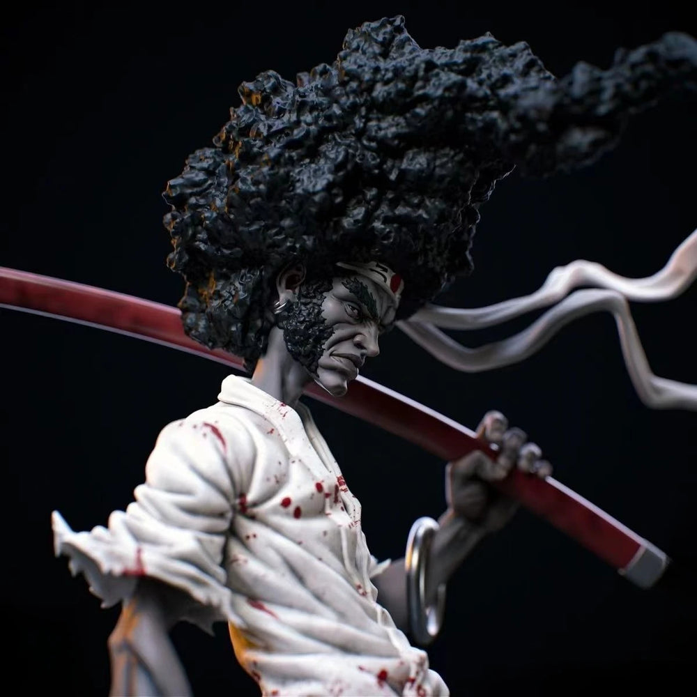 75mm Samurai Warrior, Resin Model Figure Kit, Fantasy Theme, Unassembled and Unpainted