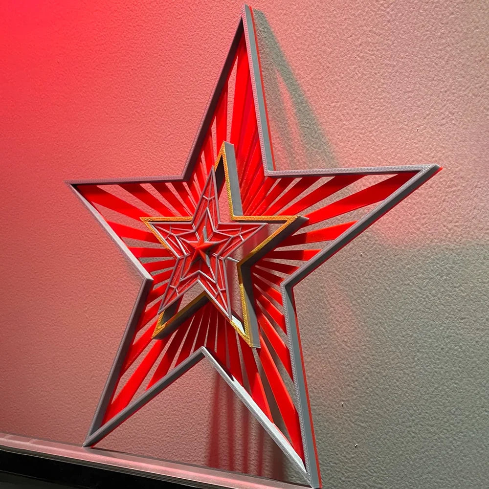 235mm Cold War Soviet Red Star, Resin Model Accessory Kit, Unpainted